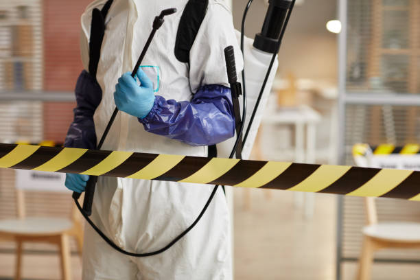 Professional Biohazard technician working in Creston, IA